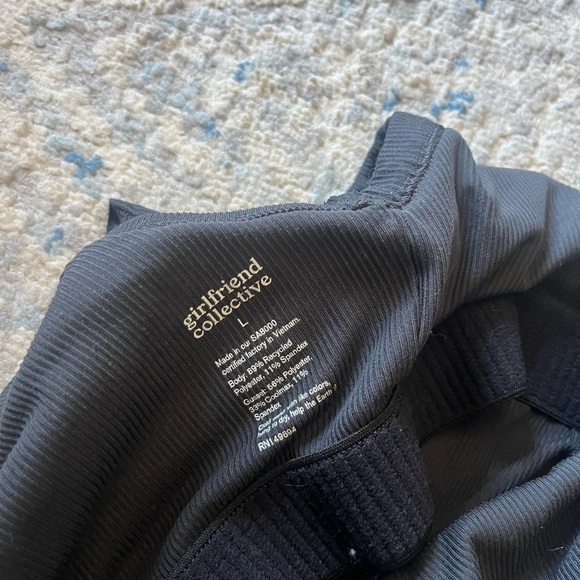 Girlfriend collective petal coco scoop ribbed bodysuit large - Picture 3 of 4